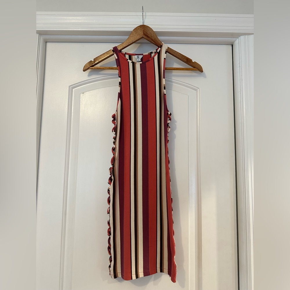 G by guess side open dress